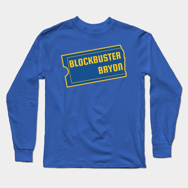 Blockbuster Bryon Long Sleeve T-Shirt by upursleeve